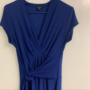 Medium Royal Blue Hi-low Maxi Dress